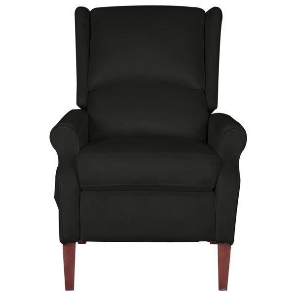 vidaXL Poltrona de massagens reclin&aacute;vel veludo preto