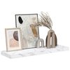 vidaXL Prateleira de Parede M&aacute;rmore Branco 80 x 23,5 x 4 cm