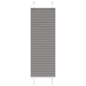 vidaXL Antracite Plissada Cega 40x100 cm Largura Tecido 39,4 cm