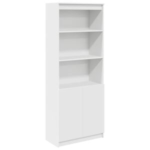 vidaXL Arm&aacute;rio alto 70x35x180 cm derivados de madeira branco