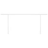 vidaXL Toldo retr&aacute;til manual com postes 6x3 m cor creme