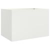 vidaXL Vaso/floreira 62x40x39 cm aço branco