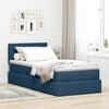 vidaXL Cama com arruma&ccedil;&atilde;o e colch&atilde;o com colch&atilde;o Azul 100 x 200 cm