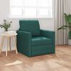 vidaXL Sof&aacute;-Cama 60cm Verde Escuro tecido