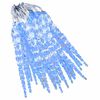 vidaXL Luz Natal pingente gelo 40 pcs controlo remoto acr&iacute;lico azul