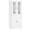 vidaXL Arm&aacute;rio alto 69,5x34x180 cm derivados de madeira branco