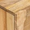 vidaXL Buffet Castanho 80 x 33 x 75 cm Madeira de manga maci&ccedil;a