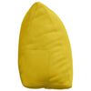 vidaXL Travesseiro para Costas Amarelo 45 x 20 x 35 cm
