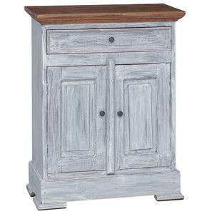 vidaXL Arm&aacute;rio de arruma&ccedil;&atilde;o 63 x 30 x 79 cm Madeira de Mogno S&oacute;lida