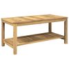 vidaXL Mesa de centro Branco Lavado 100,5 x 49 x 45 cm