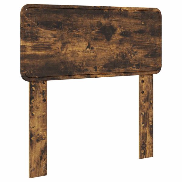 vidaXL Cabeceira Carvalho Defumado 75 cm Madeira processada