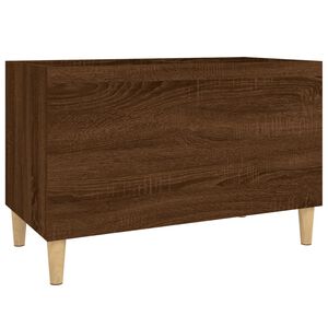 vidaXL Arm&aacute;rio p/ discos 74,5x38x48cm deriv. madeira carvalho castanho