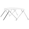 vidaXL Toldo em 4 arcos Bimini 243x196x137 cm branco