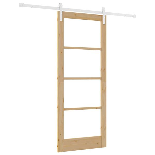 vidaXL Porta Deslizante ORKDAL Natural 83 x 202 cm