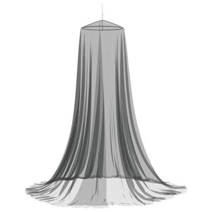 vidaXL Rede Mosquiteira para Cama 3 unid. 156 mesh Preto ⌀56 x 220 cm