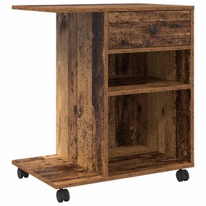 vidaXL Suporte para Impressora Madeira antiga 60 x 40 x 68,5 cm