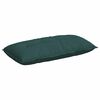 vidaXL Travesseiro para Costas Verde Escuro 100 x 19 x 50 cm tecido