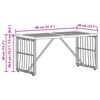 vidaXL Mesa de Exterior Cinzento 80 x 40 x 40 cm