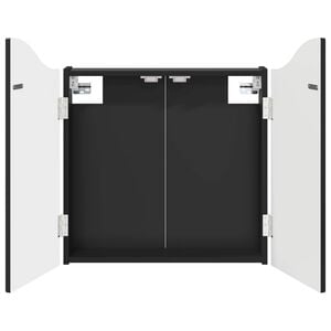 vidaXL Arm&aacute;rio para Dartboard Preto 56 x 12 x 63 cm