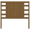 vidaXL Cabeceira de cama 81x4x100 cm pinho maci&ccedil;o castanho mel