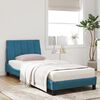 vidaXL Cama com colch&atilde;o Hanko 90x200 cm veludo azul