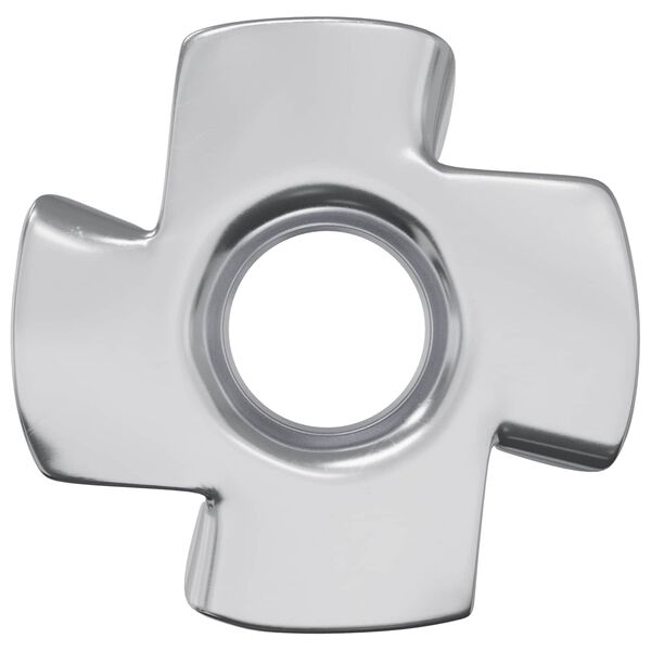 vidaXL Porca em T com Pinos 2 pcs Prateado M6 mm A&ccedil;o