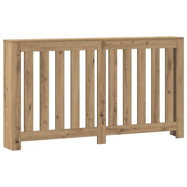 vidaXL Cobertura de radiador derivados de madeira carvalho artisiano