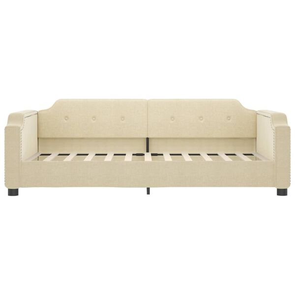 vidaXL Sof&aacute;-cama 80x200 cm tecido cor creme