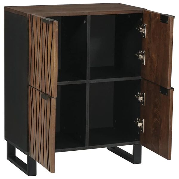 vidaXL Arm&aacute;rios e Estantes para Armazenamento de M&iacute;dia Castanho