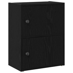 vidaXL Estante 40x24x52 cm derivados de madeira carvalho preto