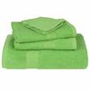 vidaXL Toalhas de m&atilde;os FROGN 2pcs 50x100cm 360 g/m&sup2; verde ma&ccedil;a