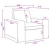 vidaXL Conjunto de Sof&aacute;s 2 pcs Cinza Escuro 182 x 80 x 82 cm tecido