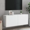 vidaXL Móvel de parede para TV 100x30x41 cm branco