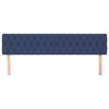 vidaXL Cabeceiras azul 180x7x78/88 cm tecido