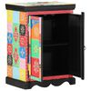 vidaXL Aparador com prateleira com porta Multicolor 50 x 30 x 70 cm
