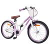 vidaXL Bicicleta Infantil 18 Polegadas para 5-7 anos Roxo