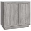 vidaXL Aparador 80x34x75 cm derivados de madeira cinzento sonoma