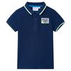 vidaXL Polo para crian&ccedil;a azul-marinho 116