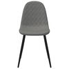 vidaXL Cadeiras de jantar 6 pcs veludo cinzento-claro