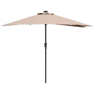 vidaXL Guarda-sol de Jardim 294 x 150 x 224 cm Poli&eacute;ster e A&ccedil;o