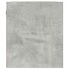 vidaXL Mesas de cabeceira parede 2 pcs 38x34x40 cm cinza cimento