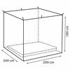 Bo-Camp Rede mosquiteira em caixa para 2 pessoas