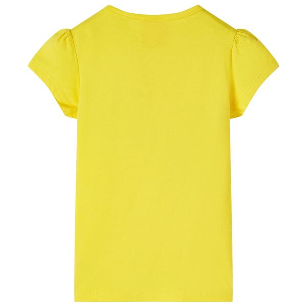 T-shirt de crian&ccedil;a amarelo 104