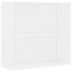 vidaXL Estante 80x30x76,5 cm derivados de madeira branco