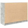 vidaXL Aparador 100x35x76 cm derivados de madeira cinzento cimento