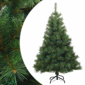 vidaXL &Aacute;rvore de Natal Articulada Artificial Verde 120 cm PVC, a&ccedil;o