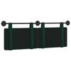 vidaXL Cabeceira Suspensa Verde Escuro 150 x 55 x 5 cm Veludo