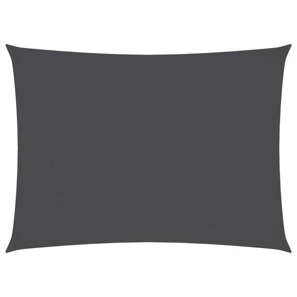 vidaXL Para-sol estilo vela tecido oxford retangular 2,5x4 m antracite