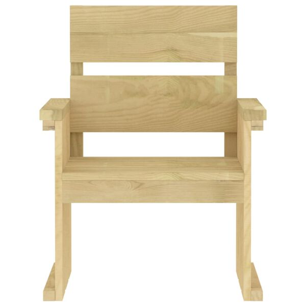 vidaXL 5 pcs conjunto de jantar para jardim pinho impregnado