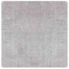 vidaXL Tapete Shaggy Antiderrapante Cinzento 120 x 120 cm PP